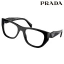 メガネ レディース プラダ PRADA PR A18-F 16K1O1 52サイズ ブラック 黒 黒縁 眼鏡 メガネフレーム 眼鏡フレーム 度付き 可 度なし ...