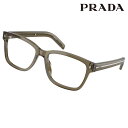 メガネ メンズ プラダ PRADA PR B10-F 18T1O1 56サイズ クリアカーキ 眼鏡 メガネフレーム 男性用 度付き 可 度なし おしゃれ シンプ...