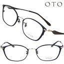 メガネ 日本製 OTO オト oto-012-02 高品質 眼鏡 ダークネイビー 紺 メガネフレーム 眼鏡フレーム 度付き 可 チタンフレーム 軽量 快適 安心...