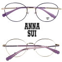 アナスイ ANNA SUI メガネ 60-9040-01 パープル ライトゴールド 眼鏡 レディース メガネフレーム 眼鏡フレーム 度付き 可 度なし おしゃれ...