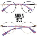 アナスイ ANNA SUI メガネ 60-9042-02 パープル ライトゴールド 眼鏡 レディース メガネフレーム 眼鏡フレーム 度付き 可 度なし おしゃれ...