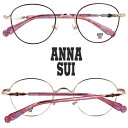 アナスイ ANNA SUI メガネ 60-9042-03 ワインレッド ライトゴールド 眼鏡 レディース メガネフレーム 眼鏡フレーム 度付き 可 度なし おし...
