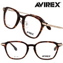 AVIREX アヴィレックス ax-3004-2 ブラウンデミ 茶色 べっ甲 ゴールド 眼鏡 メガネ めがね フレーム アイウェア メンズ 男性用 スクエアシェイプ アビレックス ミリタリー 迷彩 アーミー サバゲー 空軍 古着好き 老舗ブランド ミリタリーブランド スタイリッシュ トップガン