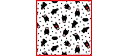 クマモンガラトレシー ダイ シロ BW 眼鏡拭き めがね拭き メガネ拭き おすすめ メガネクロス かわいい クリーニングクロス スマホ 液晶拭き プレゼント ギ...