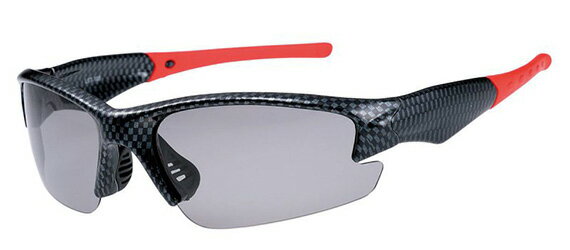 チョウコウレーザーサテライト LST-10B カーボンブラック レッド スポーツサングラス サングラス メンズ 男性用 レディース 女性用 スポーツ ドライブ ...