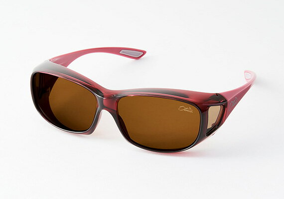 オーバーグラス オータニ イブキ ピンク／ブラウン 眼鏡の上から メガネの上から サングラス オーバーグラス 度付き不可 UVカット メンズ レディース 男女兼用 ゴルフ 釣り サイクリング ドライブ 運転用