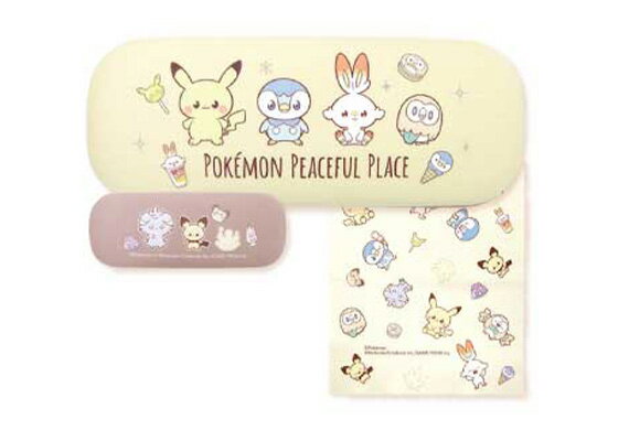 PKP-014 メガネケース YE ポケピース メガネケース かわいい 眼鏡ケース ポケットモンスター ピカチュウ モクロー ヒバニー ポッチャマ 子供 男の子 女の子 レディース メンズ 女性 男性 プレゼント ギフト めがねケース キャラクター 誕生日 お祝いのサムネイル