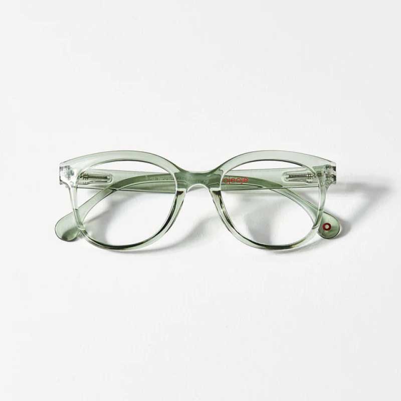 老眼鏡 おしゃれ OjeOje オイオイ B GREEN +1.00 クリアグリーン 30代 40代 50代 60代 かっこいい かわいい 可愛い リーディンググラス 北欧風 シニアグラス 読書用 メンズ レディース 男性 女性のサムネイル