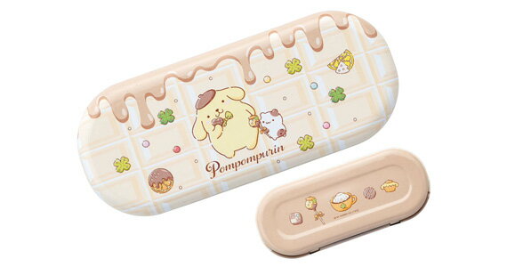 サンリオ メガネケース 2583-02 ポムポムプリン キャラクター おしゃれ かわいい 眼鏡ケース 学生 子供 お揃い 推し活 プレゼント ギフト 贈り物 めがねケース 誕生日 お祝い サンリオ プリン コレクションのサムネイル