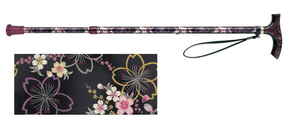 キョウユウゼン アメニモマケズ 2段 伸縮 VH8214 ステッキ 杖 握りやすい おすすめ 軽量 女性 男性 おしゃれ お洒落 かっこいい 可愛い 綺麗 贈り...