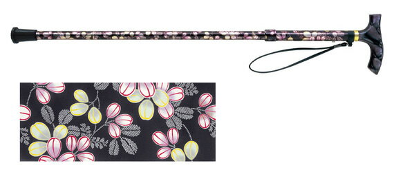 キョウユウゼン アメニモマケズ 4つ折りタイプ VH8403 ステッキ 杖 握りやすい おすすめ 軽量 女性 男性 おしゃれ お洒落 かっこいい 可愛い 綺麗 ...