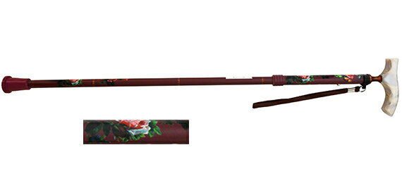 KANSAIPROP 4つ折りタイプ シェリ VH1423 ステッキ 杖 握りやすい おすすめ 軽量 女性 男性 おしゃれ お洒落 かっこいい 可愛い 綺麗 贈...