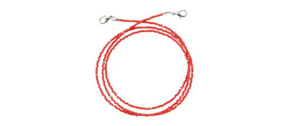 イヤーチェーン NA-20 リョウ C レッド 補聴器用チェーン 補聴器 コンパクト 敬老