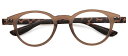 カラフルック 5352 +1.00 ブラウンブルーライトカット 老眼鏡 おしゃれ メンズ レディース コンパクト スリム 携帯用 かっこいい かわいい 折り畳み シニアグラス