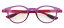 カラフルック 5353 +1.50 パープルブルーライトカット 老眼鏡 おしゃれ メンズ レディース コンパクト スリム 携帯用 かっこいい かわいい 折り畳み シニアグラス
