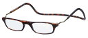 クリックエクスパンダブル +2.50 ダークデミ ワイド Clic Expandable シニアグラス リーディンググラス 老眼鏡 クリックリーダー 読書用 お...