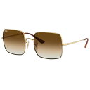 レイバン サングラス Ray-Ban RB1971 914751 54□19 SQUARE 1971 CLASSIC ゴールド ブラウン グラデーションレンズ ...