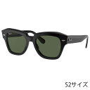 レイバン サングラス Ray-Ban RB2186 901/58 52□20 STATE STREET ブラック 黒 カーキ 偏光レンズ Ray-Ban 保証書...
