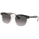 レイバン サングラス Ray-Ban RB2298 1294M3 52□21 HAWKEYE クリア ブラック グレー グラデーション 偏光サングラス 偏光レンズ Ray-Ban 保証書付き サングラス UVカット 紫外線カット 紫外線対策 オシャレ レトロ 送料無料