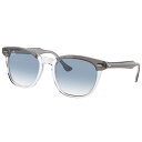 レイバン サングラス Ray-Ban RB2298 13553F 52□21 HAWKEYE クリアグレー クリア 透明 ブルー グラデーション Ray-Ban 保証書付き サングラス UVカット 紫外線カット 紫外線対策 オシャレ レトロ モード 送料無料