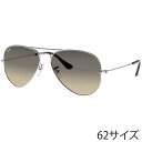 レイバン サングラス Ray-Ban RB3025 003/32 62□14 AVIATOR LARGE METAL クリア グレー グラデーション シルバー ...