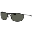 レイバン サングラス Ray-Ban RB3119M 002/58 62□18 OLYMPIAN I DELUXE グリーン カーキ ブラック 偏光レンズ メタ...