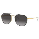 レイバン サングラス Ray-Ban RB3589 90548G 55□18 ブラック 黒 ゴールド グレー グラデーション メタルフレーム Ray-Ban 保証書付き サングラス UVカット 紫外線カット 紫外線対策 オシャレ 送料無料