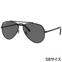 レイバン サングラス Ray-Ban RB3625 002/B1 58□14 NEW AVIATOR アビエーター ブラック 黒 ダークグレー Ray-Ban 保証書付き サングラス UVカット 紫外線カット 紫外線対策 オシャレ 送料無料