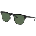 Ray-Ban レイバン RB3716 186/58 51□21 CLUBMASTER METAL マットブラック カーキ グリーン 偏光レンズ メタルフレーム...