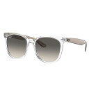 Ray-Ban レイバン RB4379D 659811 55□19 クリア クリアグレー グレー グラデーション アジアンフィッティング Ray-Ban 国内正規 LUXOTTICA 保証書付き サングラス UVカット 紫外線カット 紫外線対策 日焼け防止 男女兼用 ユニセックス オシャレ シンプル 送料無料
