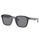 Ray-Ban レイバン RB4392D 645087 66□17 クリアグレー ブラック 黒 ダークグレー アジアンフィッティング Ray-Ban 国内正規 LUXOTTICA 保証書付き サングラス UVカット 紫外線対策 日焼け防止 ユニセックス 男女兼用 オシャレ シンプル フラットレンズ 送料無料