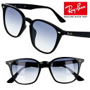 レイバン サングラス アウトレット RB4258F 601/19 52サイズ ライトカラー 薄い色 おしゃれ rayban 正規品 運転 ブランド品 紫外線対策 UVカット ブラック 黒 吉永啓之輔さんブレイキングダウン着用 同モデル アジアンフィット ウェリントン型 メンズ レディース 保証書付き