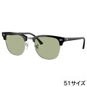 レイバン サングラス RB3016 135452 51サイズ CLUBMASTER ブラック シルバー グレー ヴィンテージイエロー おしゃれ かっこいい 正規品 人気 送料無料 UVカット 紫外線対策 ドライブ