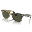 レイバン サングラス Ray-Ban RB2140F 138731 52サイズ WAYFARER フォト ストライプ グレー 調光フレーム 紫外線でフレームの色...