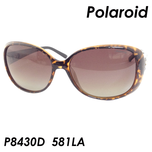 Polaroid（ポラロイド） 偏光サングラス P8430D 581LA 58mm 偏光レンズ HAVANA BLCK