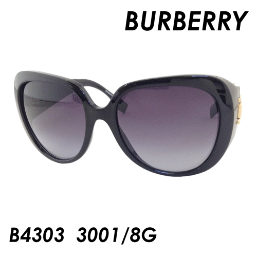 バーバリー BURBERRY(バーバリー) サングラス BE4303 col.3001/8G 57mm 【保証書付】