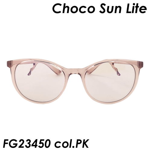 Choco Sun Lite ちょこサンライト 鼻に跡のつかないレディースサングラス FG23450 col.PK 54mm オプションで度付きカラーレンズに変更可能 紫外線 UVカット