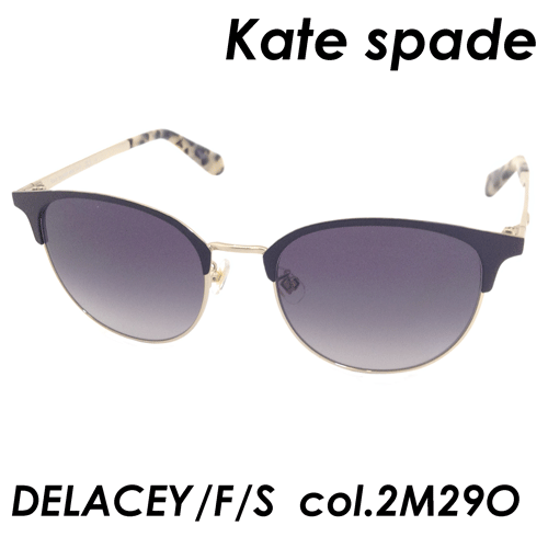 ケイト・スペード ニューヨーク サングラス レディース Kate spade(ケイトスペード) サングラス DELACEY/F/S col.2M29O [BLACK GOLD] 54mm