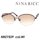 NINA RICCI(ニナ リッチ) サングラス NR27529 col.WI(ワインレッド) 55mm 日本製 UVカット 紫外線