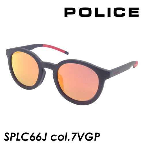 POLICE(ポリス) 偏光サングラス BOOST SPLC66J col.7VGP マットブラック/レッド 48mm UVカット 偏光レンズ Polarized Lenses【2021年モデル】