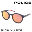 POLICE(ポリス) 偏光サングラス BOOST SPLC66J col.7VGP マットブラック/レッド 48mm UVカット 偏光レンズ Polarized Lenses【2021年モデル】