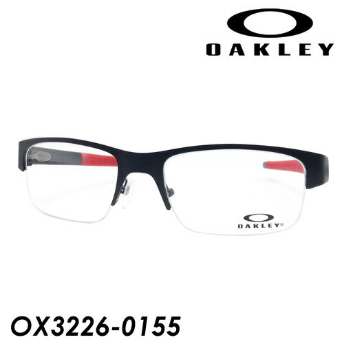 OAKLEY(オークリー) メガネ Crosslink 0.5(クロスリンク) OX3226-0155 55mm Satin black 国内正規品 保証書 交換用イヤーソック付き