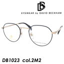 EYEWEAR by DAVID BECKHAM(ACEFA oC frbh xbJ) Kl DB1023 col.2M2 BLACK GOLD 49mm