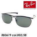 Ray-Ban(レイバン) 偏光サングラス OLYMPIAN II DELUXE オリンピアン ツー デラックス RB3619 002/58 60mm （国内正規品 保証書付き）