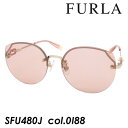 フルラ FURLA(フルラ) サングラス SFU480J col.0I88 ホワイトゴールド/ライトピンク 57mm UVカット