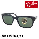 Ray-Ban(Co) TOX JEFFREY WFt[ RB2190 col.901/31 53mm UVJbg Ki ۏ؏t