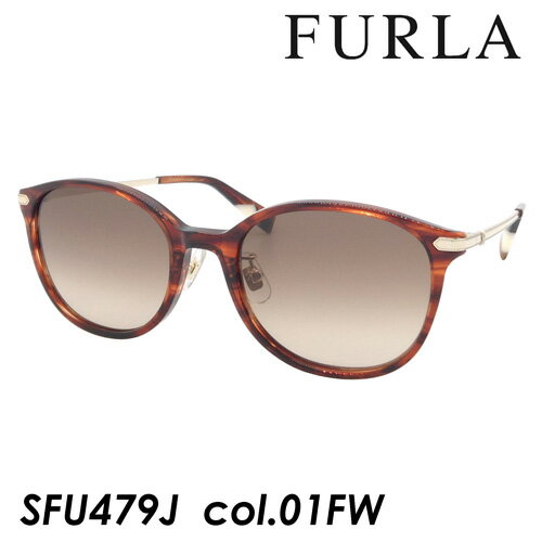 フルラ FURLA(フルラ) サングラス SFU479J col.01FW レッドブラウンササ 51mm UVカット