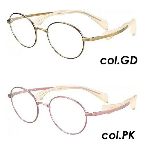 Choco See ちょこシー 鼻に跡がつかない メガネ 老眼鏡 FG24512 col.BL/BR/GD/PK/RE 49mm 5color 鼻パッドなし βチタン チョコシー シャルマン CHARMANT 3