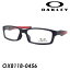 OAKLEY(オークリー) メガネ CROSSLINK(クロスリンク) OX8118-0456(Satin Black/Red) 56mm 国内正規品・保証書付き アジアンフィット