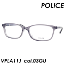 POLICE (ポリス) メガネ VPLA11J col.03GU 53mm